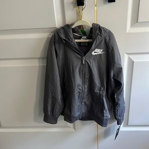 Nike zip up hooded wind breaker